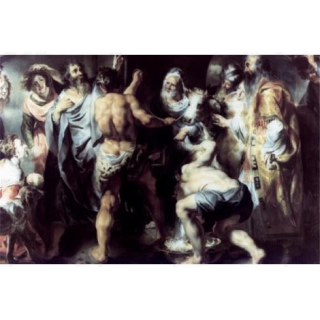 Posterazzi SAL90064955 Paul & Barnaba in Lystra by Jacob Jordaens Oil ...
