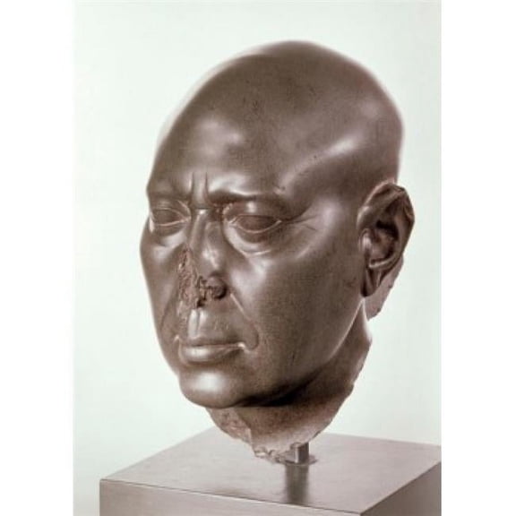 Posterazzi SAL900704 Bust of a Man C300 BC Egyptian Art-Relief Staatliche Museen Preussischer Kulturbesitz Agyptisches Museum Und - 18 x 24 in.