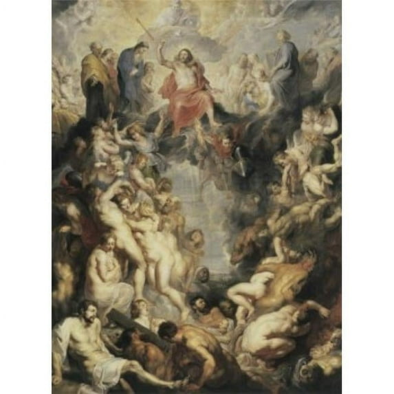 Posterazzi SAL900772 The Last Judgement Peter Paul Rubens 1577-1640 Flemish Oil on Canvas Alte Pinakothek Munich Germany Poster Print - 18 x 24 in.