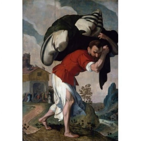 Posterazzi SAL900873 The Healing of the Paralytic Artist Oil on Wood Panel 1560-1590 USA Washington DC National Gallery of Art Poster Print - 18 x 24 in.