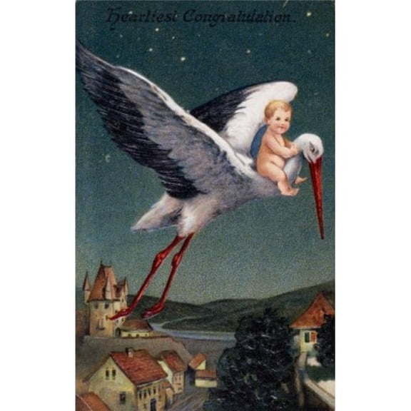 Posterazzi SAL9801125 Heartiest Congratulations Nostalgia Cards Poster Print - 18 x 24 in.