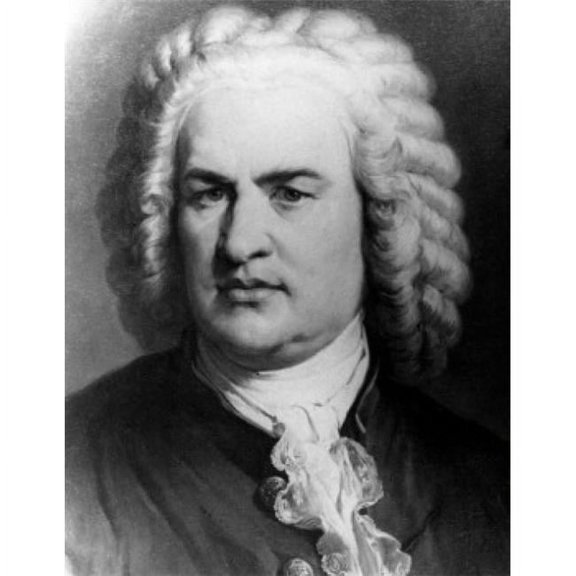 Posterazzi SAL9901013 Johann Sebastian Bach Print Poster Print - 18 x 24 in.