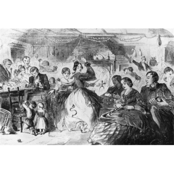 Posterazzi SAL995103091 Fall Games--The Apple-Bee - From the November 1859 Edition of Harpers Weekly