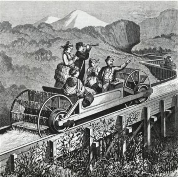 Posterazzi SAL995103252 Hydraulic Railway 1876 Artist Unknown Poster Print - 18 x 24 in.
