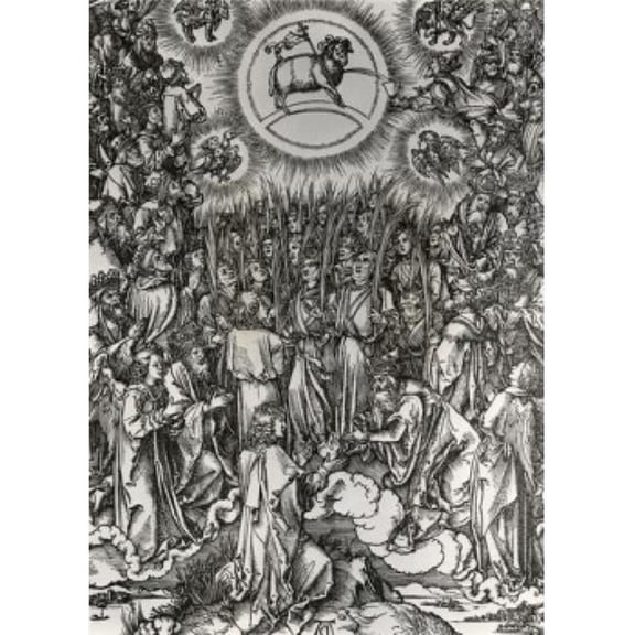 Posterazzi SAL9953623 Adoration of the Lamb Albrecht Durer 1471-1528 German Poster Print - 18 x 24 in.