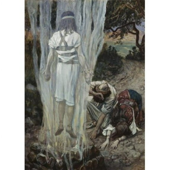 Posterazzi SAL999435 The Angel Ascends Toward Heaven James J. Tissot 1836-1902 French Jewish Museum New York Poster Print - 18 x 24 in.