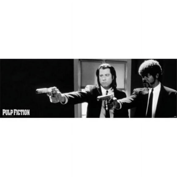 Posterazzi SCODP20107 Pulp Fiction Guns Poster Print - 21 x 62 in.