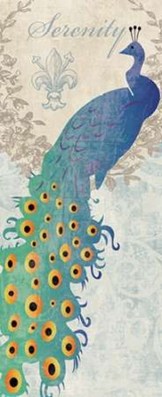 Posterazzi SERENE PEACOCK Canvas Art - Piper Ballantyne (24 x 48)