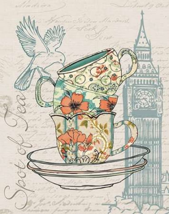 Posterazzi SPOT OF TEA Canvas Art - Piper Ballantyne (22 x 28)