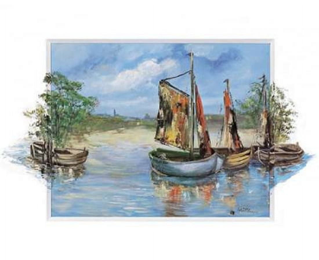 Posterazzi Sailing boats Canvas Art - Katharina Schottler (20 x 24)