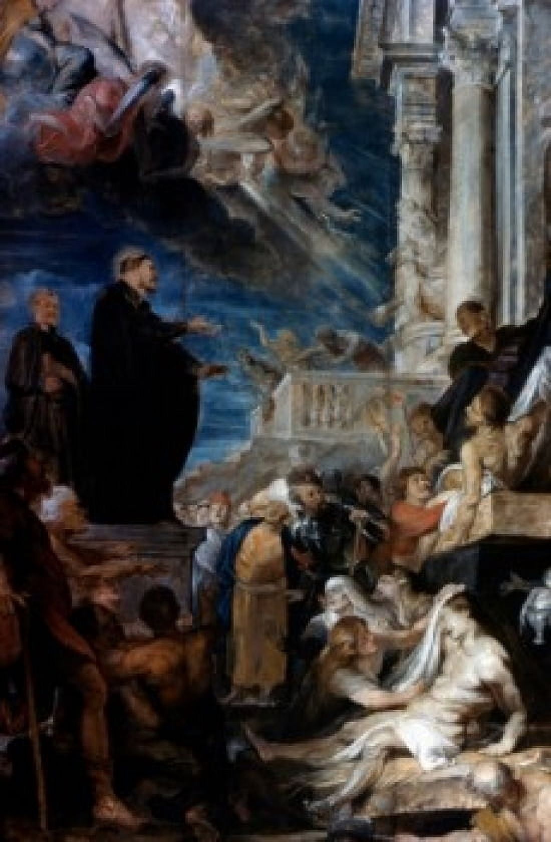 Posterazzi Saint Francis Xavier by Peter Paul Rubens (1577-1640) Canvas Art - Peter Paul Rubens (24 x 36)