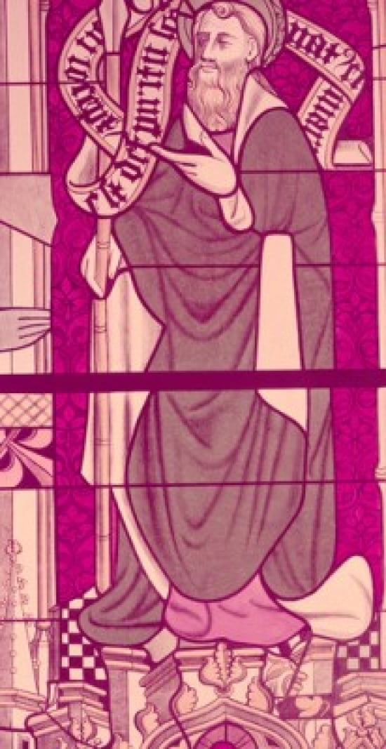 Posterazzi Saint James The Apostle stained glass window 13th Century Canvas Art - (24 x 36)