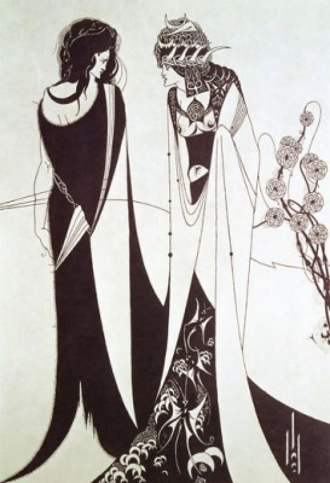 Posterazzi Salome 1894 Aubrey Vincent Beardsley 1872-1898British Victoria & Albert Museum London Canvas Art - Aubrey Vincent Beardsley (24 x 36)