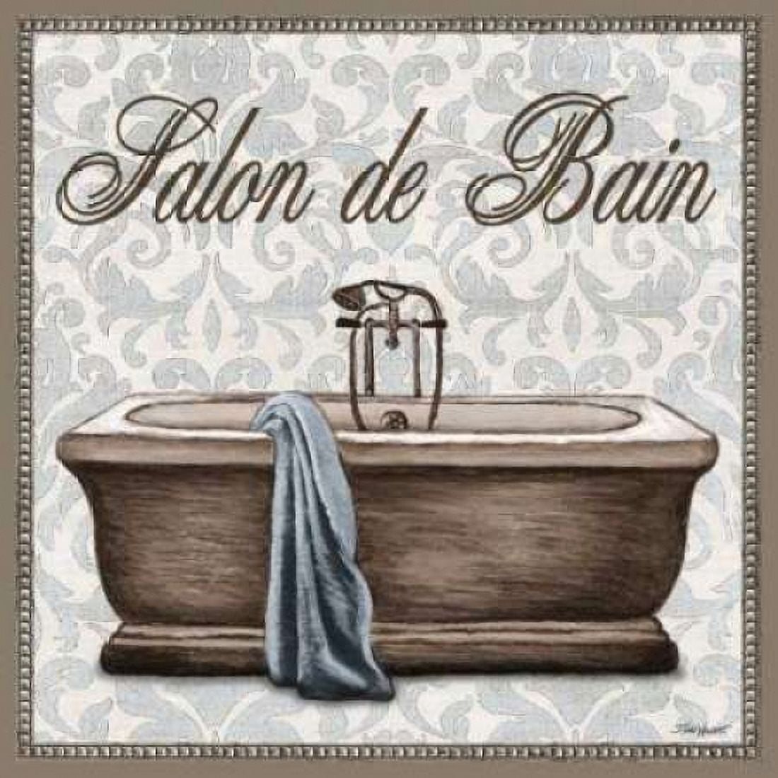 Posterazzi Salon de Bain Square Canvas Art - Todd Williams (24 x 24)