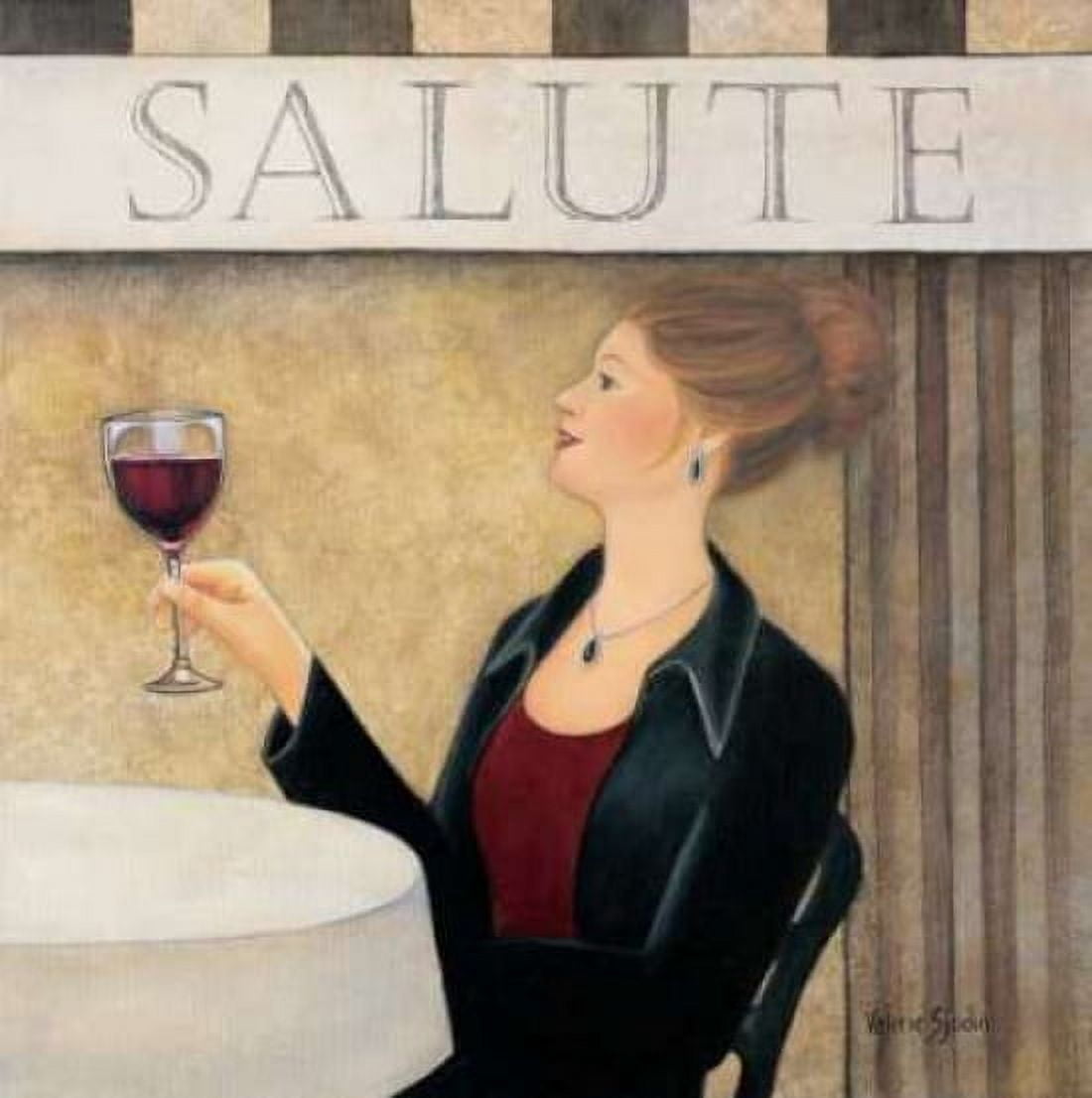 Posterazzi Salute II Canvas Art - Valerie Sjodin (24 x 24)