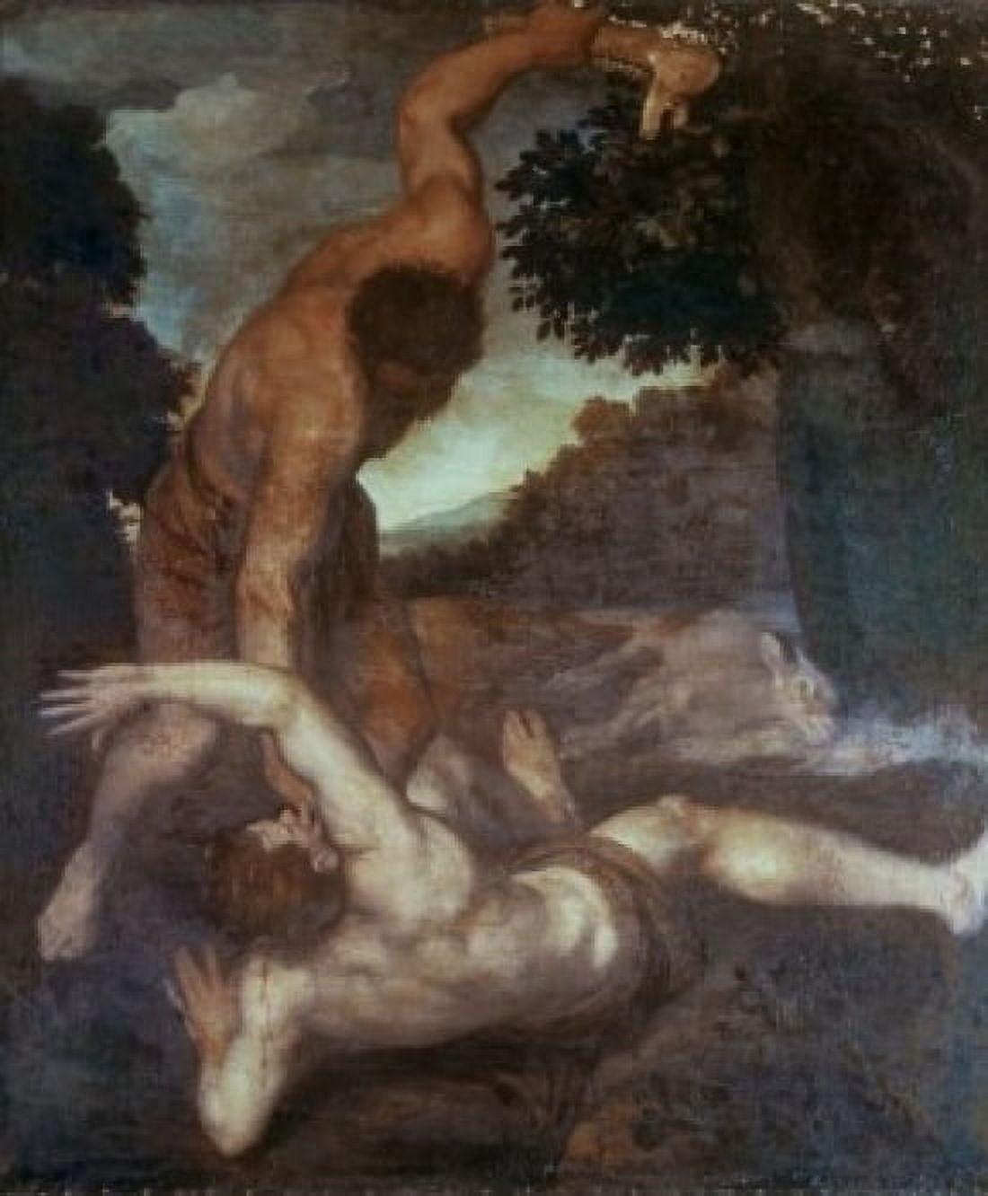 Posterazzi Samson Killing A Philistine C1563 Andrea Schiavone (ca1500-1563 Italian) Oil On Canvas Canvas Art - Andrea Schiavone (24 x 36)