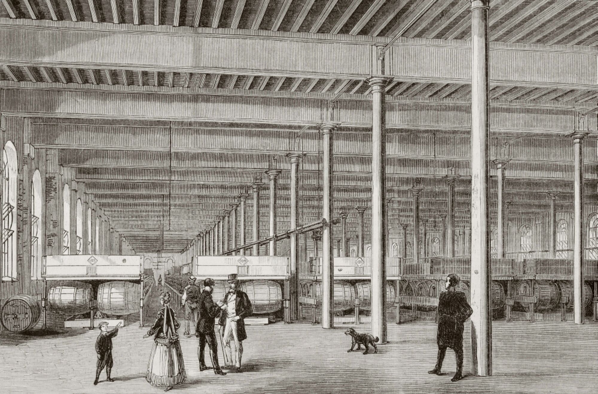 Posterazzi Samuel Allsopp & Sons Brewery In Burton-On-Trent England In The 1860s From Lunivers Illustre Published In Paris In 1868 Canvas Art - Ken Welsh Design Pics (36 x 22)