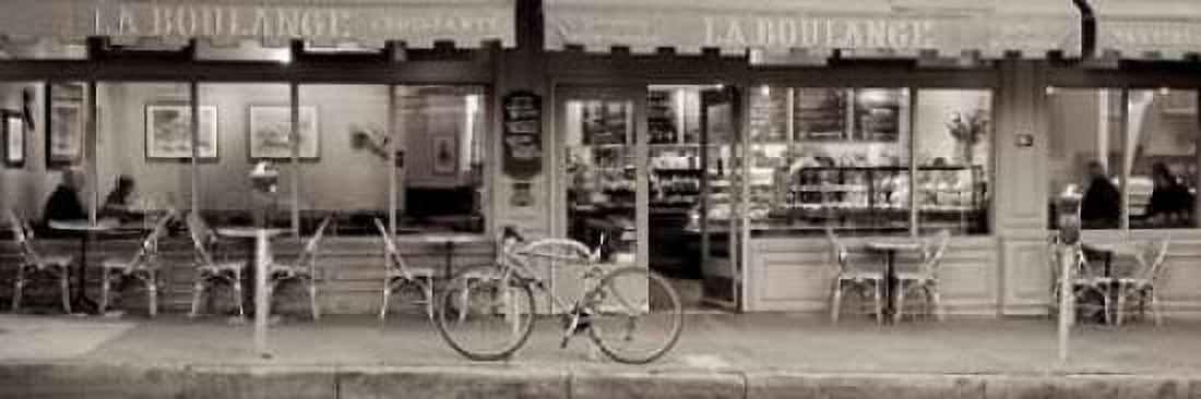 Posterazzi San Francisco Cafe Pano - 1 Canvas Art - Alan Blaustein (8 x 24)