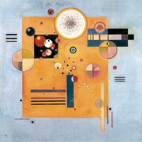 Posterazzi Sanfter Nachdruck Canvas Art - Wassily Kandinsky (24 x 24)
