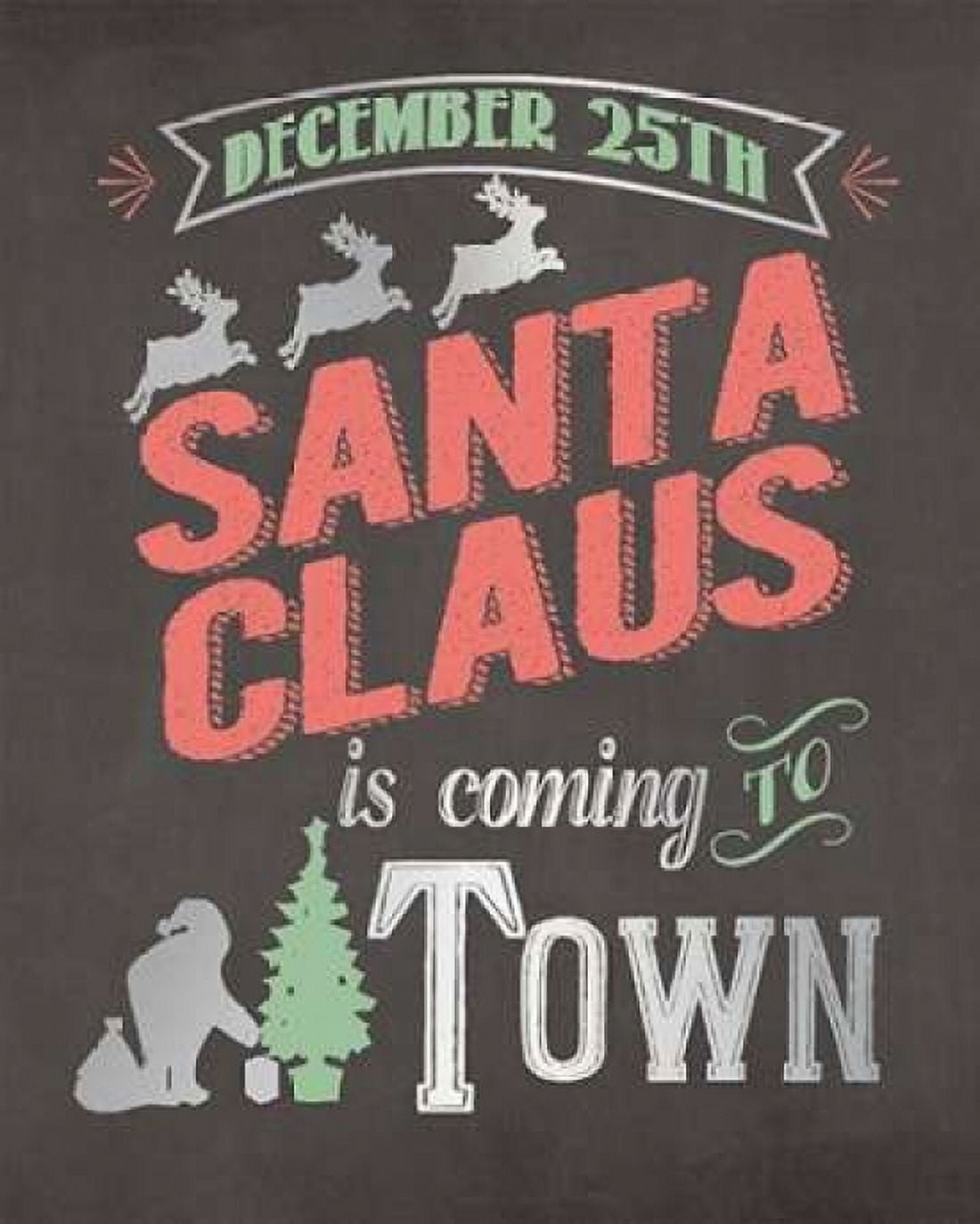Posterazzi Santa Claus Canvas Art - Jo Moulton (24 x 30)