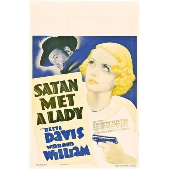 Posterazzi  Satan Met a Lady Movie Poster - 27 x 40 in.