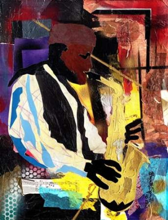 Posterazzi Saxophonist Canvas Art - Everett Spruill (18 x 24)