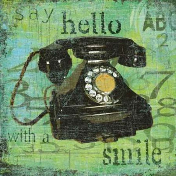 Posterazzi Say Hello With a Smile Canvas Art - Carol Robinson (24 x 24)