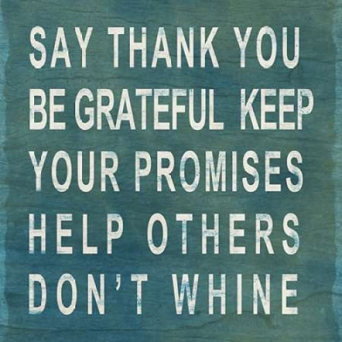 Posterazzi Say Thank You Canvas Art - Sd Graphics Studio (24 x 24)