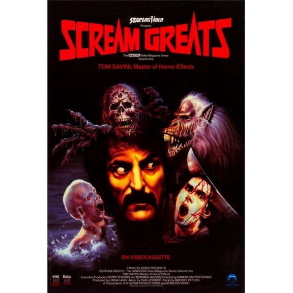 Posterazzi Scream Greats Vol. 1-Tom Savini Master of Horror Effects Movie Poster
