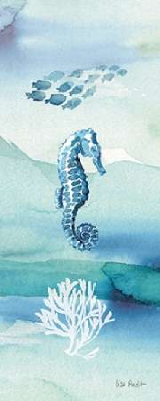 Posterazzi Sea Life VII no Border Canvas Art - Lisa Audit (24 x 48)
