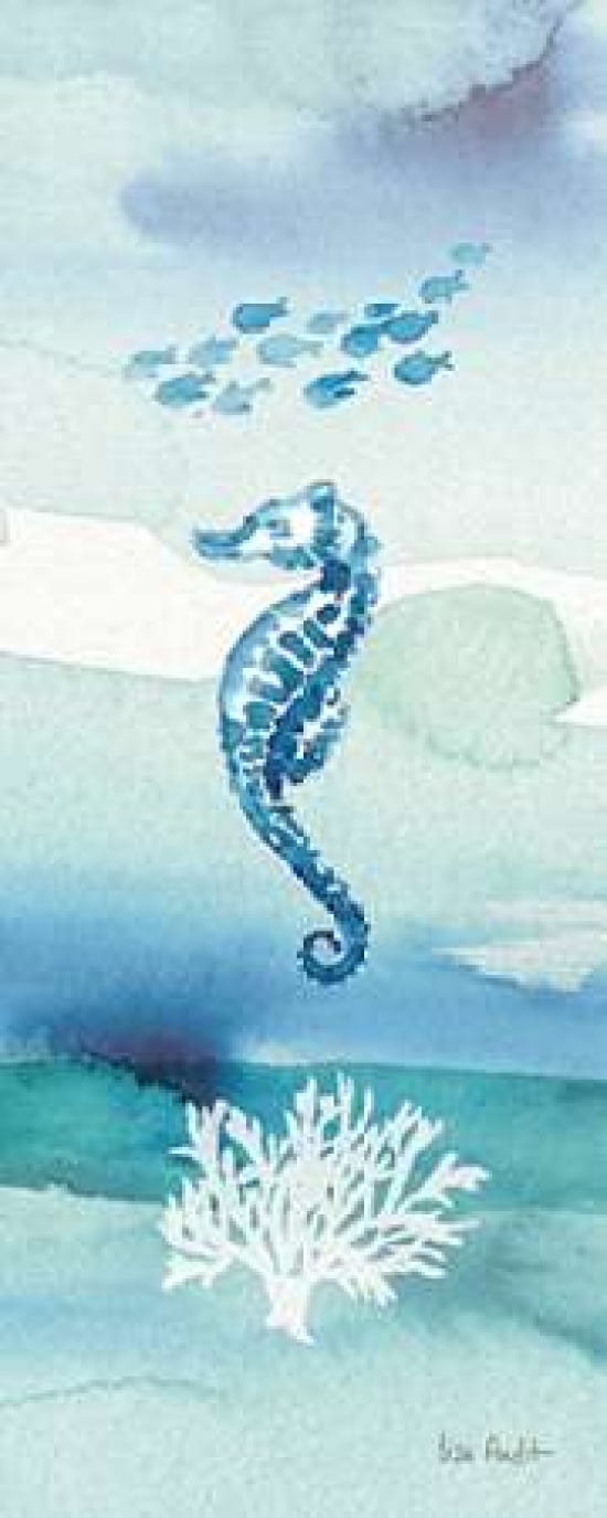 Posterazzi Sea Life VIII no Border Canvas Art - Lisa Audit (24 x 48)