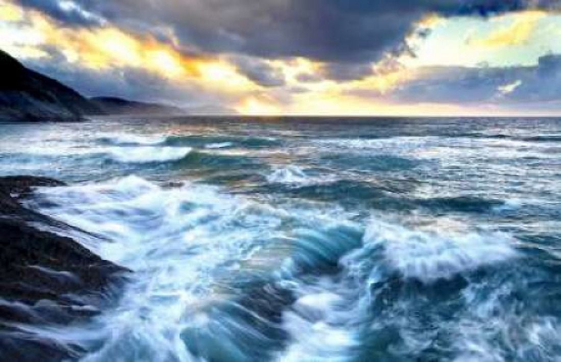 Posterazzi Sea twilight 839 Canvas Art - JA Palacios (24 x 36)