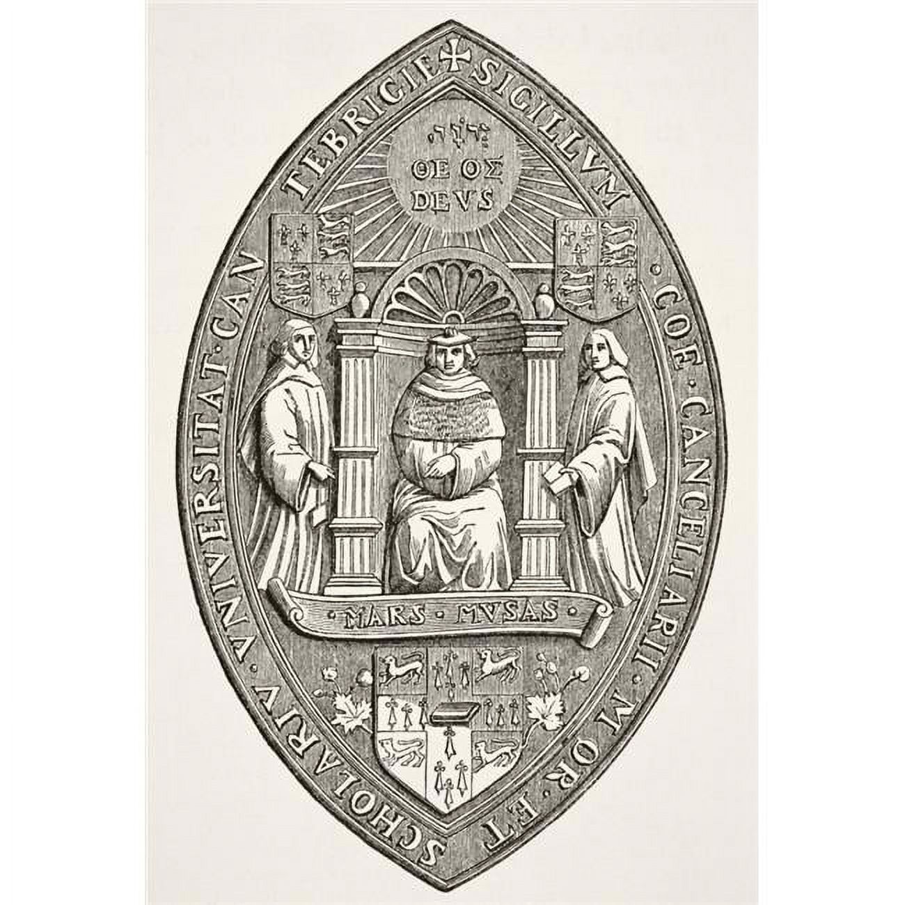 Posterazzi Seal of The University of Cambridge From Science
