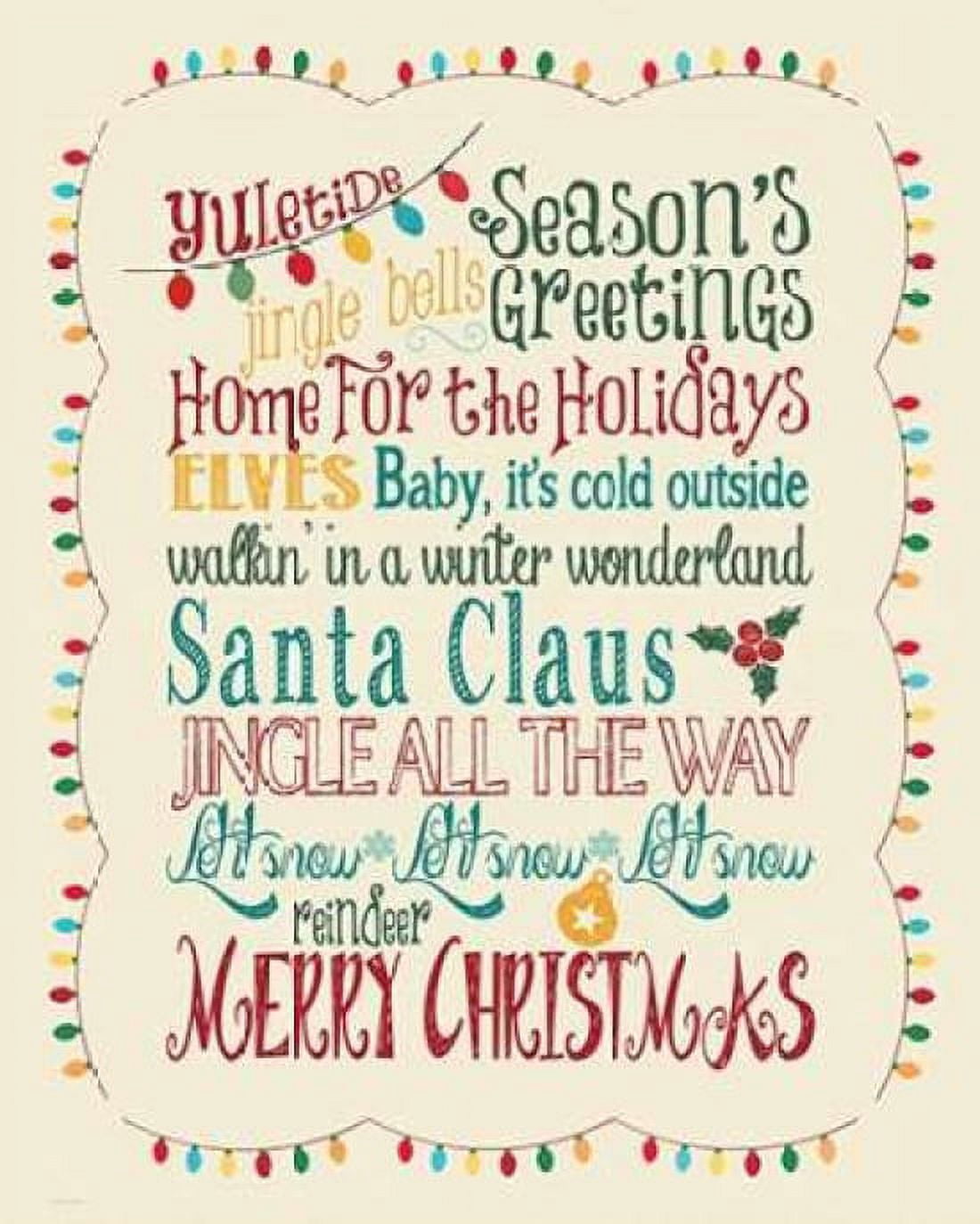 Posterazzi Seasons Greetings Canvas Art - Jo Moulton (24 x 30)