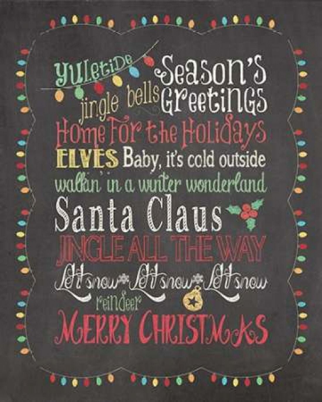 Posterazzi Seasons Greetings Canvas Art - Jo Moulton (24 x 30)