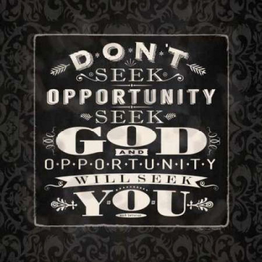 Posterazzi Seek God BandW Canvas Art - Stephanie Marrott (24 x 24)