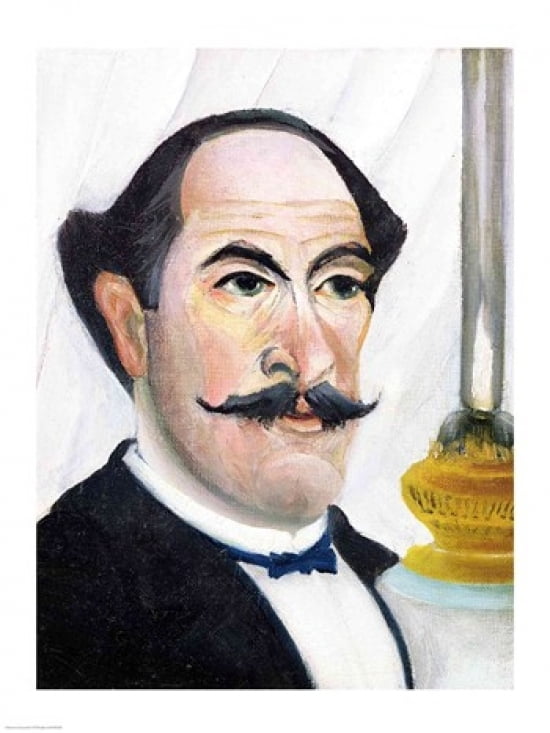 Posterazzi Self portrait Canvas Art - Henri Rousseau (24 x 36)