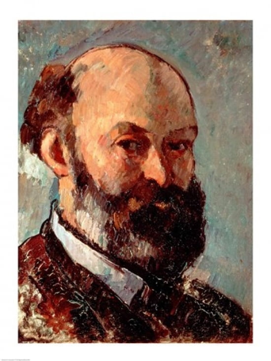 Posterazzi Self portrait Canvas Art - Paul Cezanne (24 x 36)