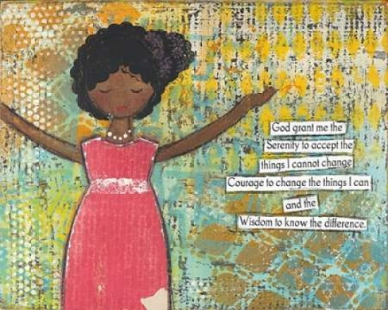 Posterazzi Serenity Prayer Canvas Art - Cassandra Cushman (24 x 30)