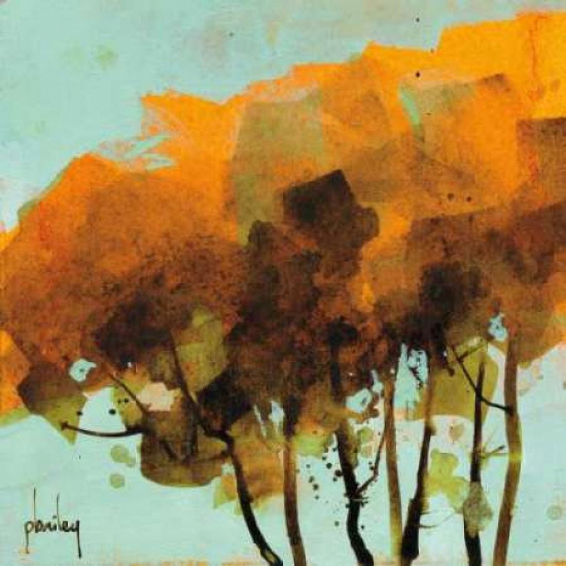 Posterazzi Seven Trees Canvas Art - Paul Bailey (24 x 24)
