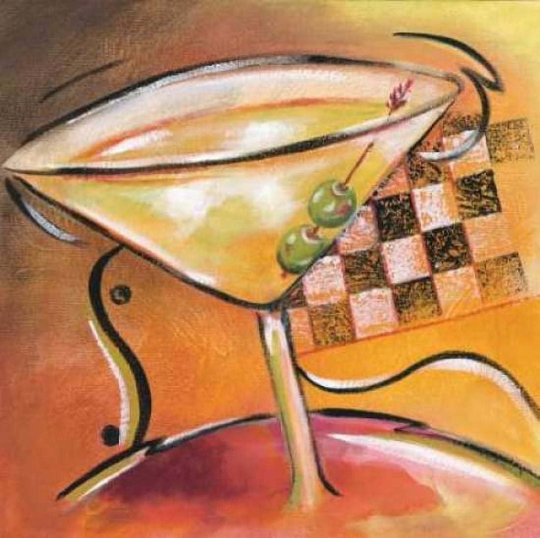 Posterazzi Shaken Not Stirred II Canvas Art - Michael Brey (24 x 24)