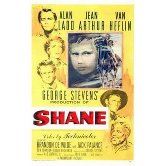 Posterazzi Shane Movie Poster - 11 x 17 in.