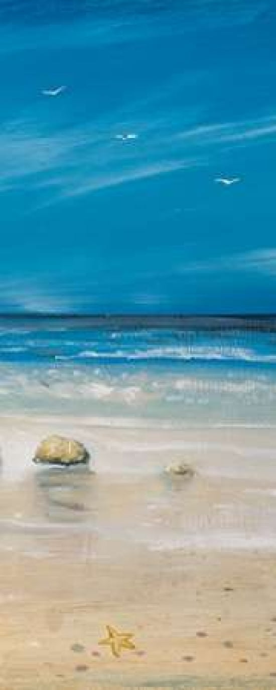 Posterazzi Shore Panel II Canvas Art - Kingsley (24 x 48)