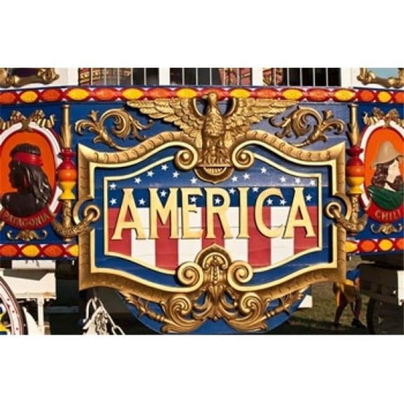 Posterazzi Side of Circus Wagon at Great Circus Parade Wisconsin Poster Print by Michael Defreitas - 22 x 15 in.