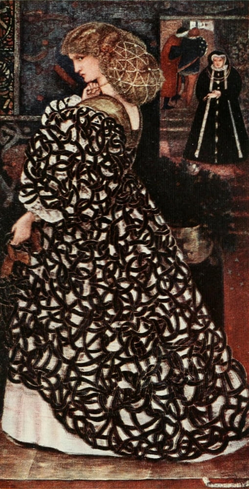 Posterazzi Sidonia Von Bork History of Painting 1900 Canvas Art - Edward Burne-Jones (24 x 36)