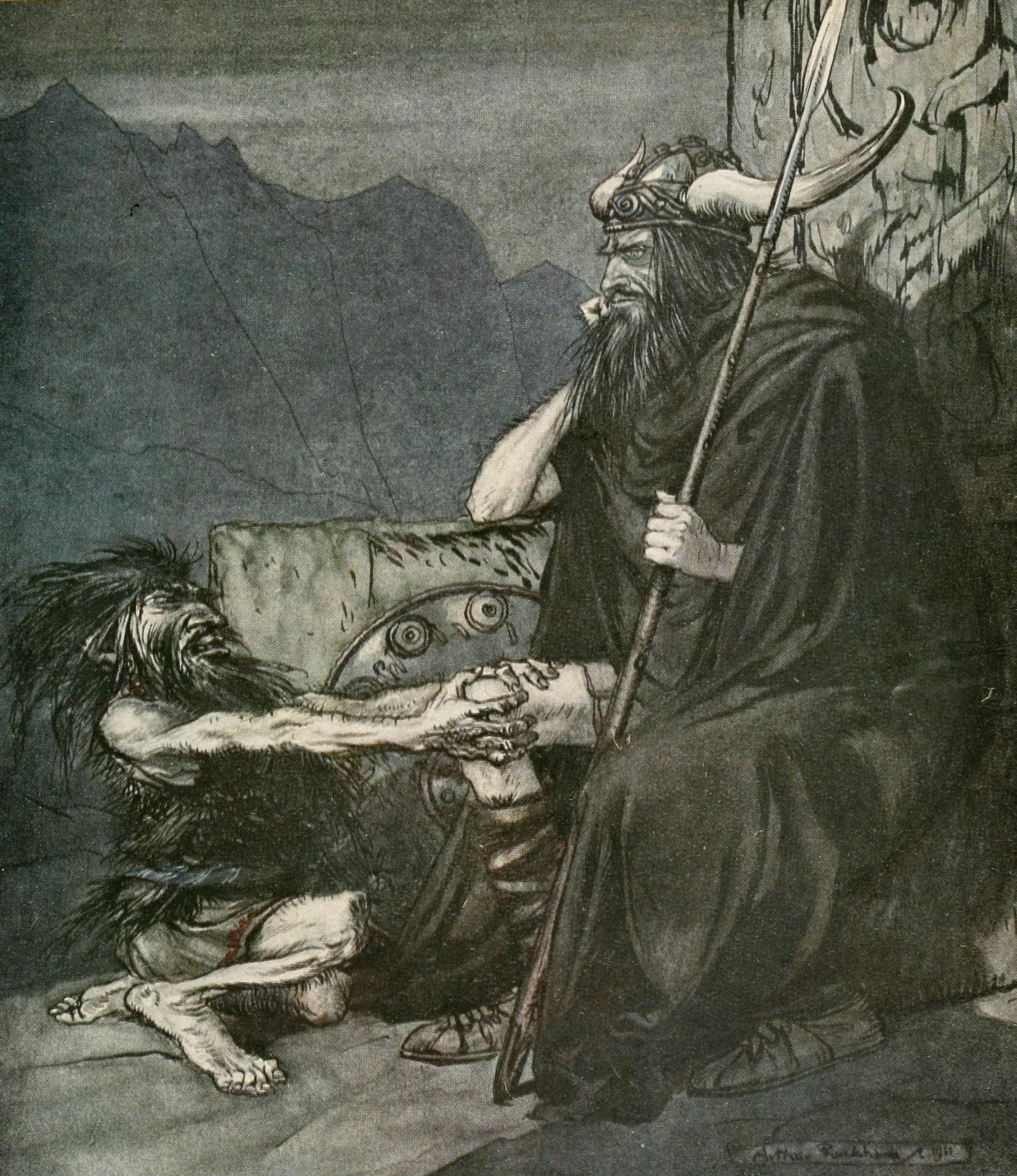 Posterazzi Siegfried 1924 Swear to me Hagen Canvas Art - A Rackham (24 x 36)