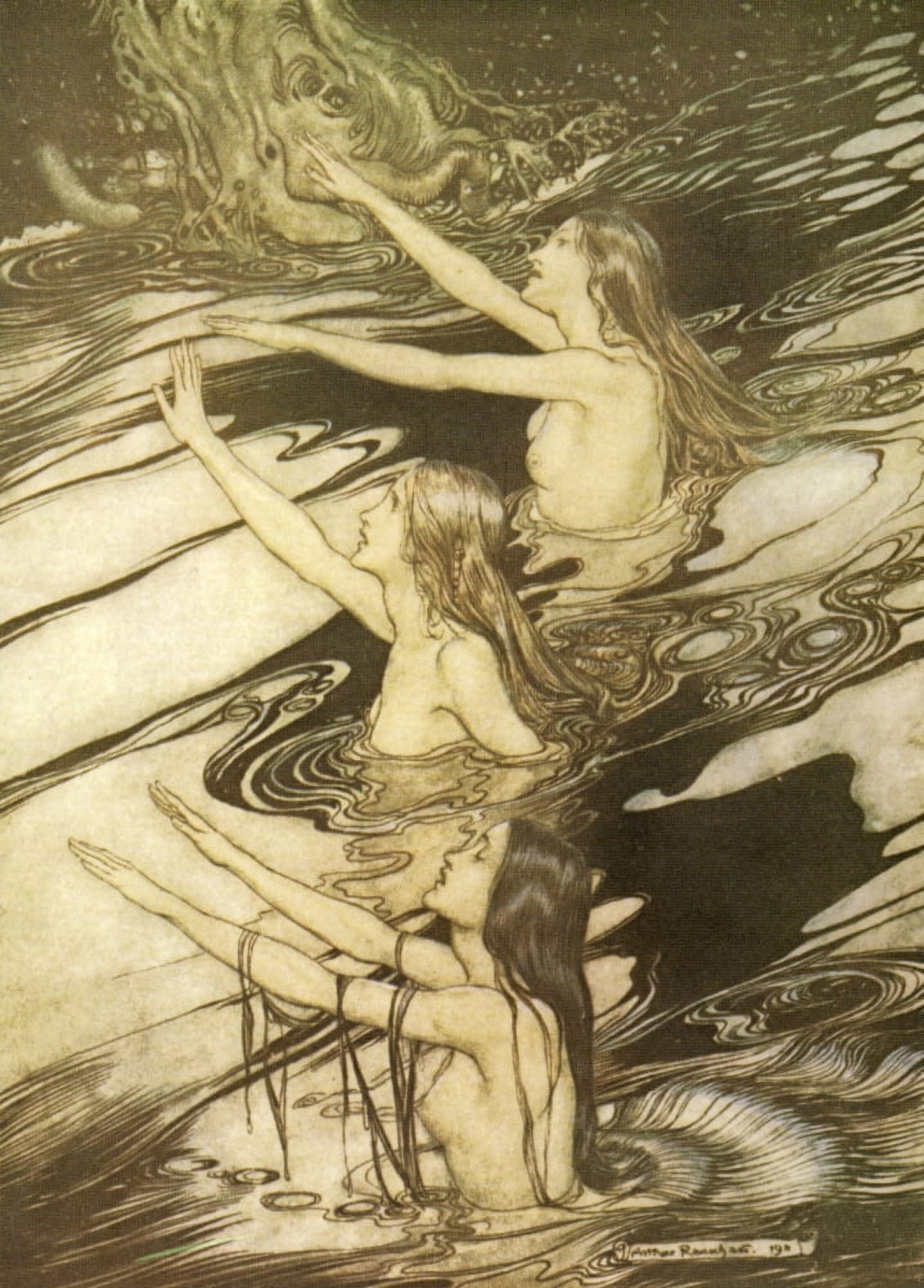 Posterazzi Siegfried 1924 Warning is true Canvas Art - A Rackham (24 x 36)