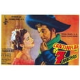 thumbnail image 1 of Posterazzi MOVCJ0184 Siete Machos El Movie Poster - 27 x 40 in., 1 of 1