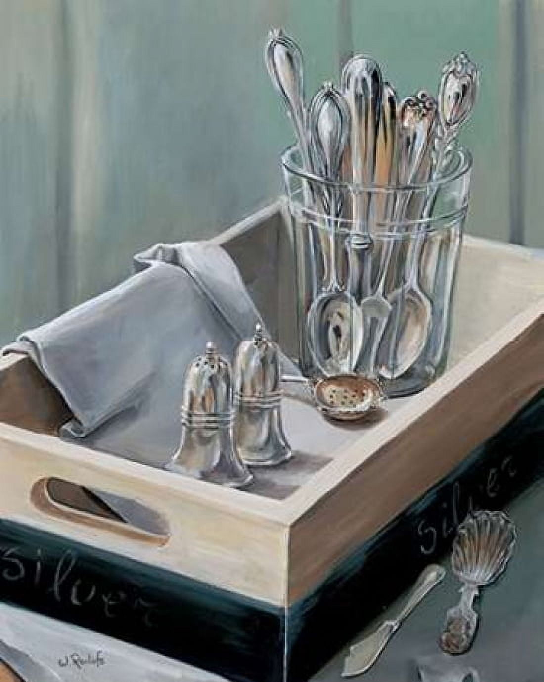 Posterazzi Silverware II Canvas Art - Wouter Roelofs (20 x 24)