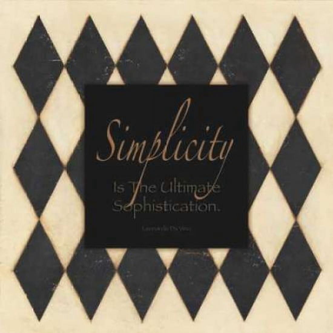 Posterazzi Simplicity Canvas Art - Stephanie Marrott (24 x 24)